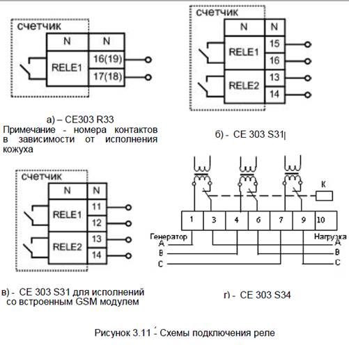 Счетчик фобос 3 схема подключения